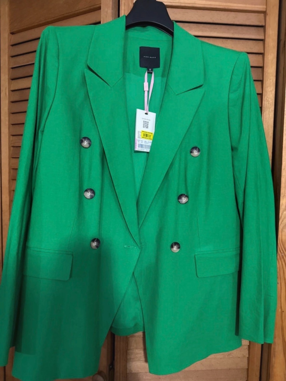 Alex Marie Bright Green Tailored Blazer